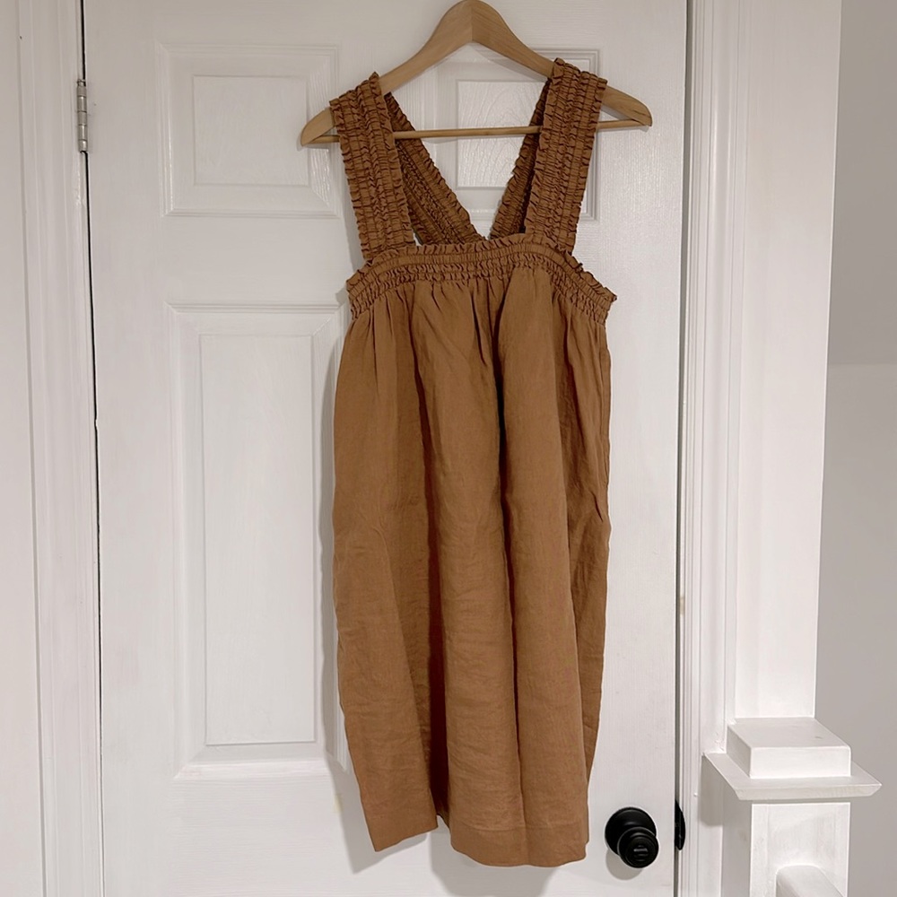 Everlane linen smock dress